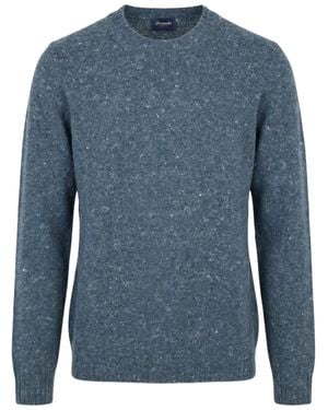 Drumohr 100% Lana Sweater - Blue