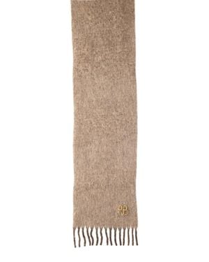 Ruslan Baginskiy Oversized Fringe Scarf - Natural