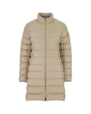 Moncler Igesse Long Coat - Natural