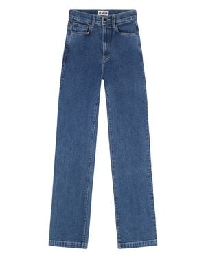 Le Jean Straight Leg Jeans With Flare - Blue