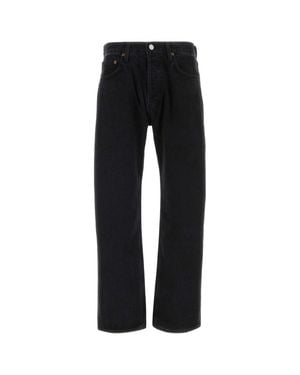 Agolde Modern Organic Denim Jeans - Black