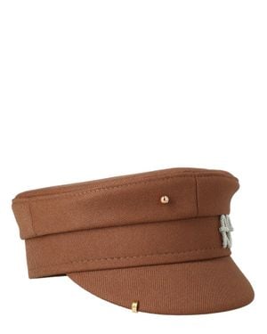 Ruslan Baginskiy Cotton-Acrylic Hat - Brown