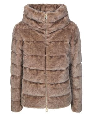 Herno Mini Light Puffer Jacket - Brown