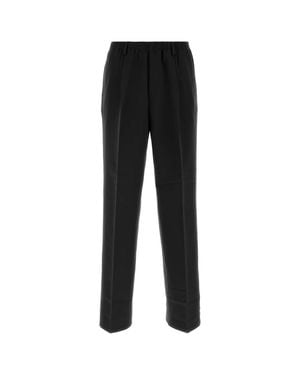 Cellar Door Ezio Stretch Twill Pant - Black