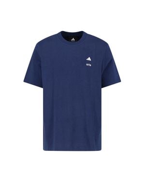 adidas Cotton Graphic T-Shirt - Blue