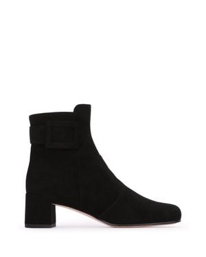 Roger Vivier Tres Vivier Polly Bootie 45 - Black