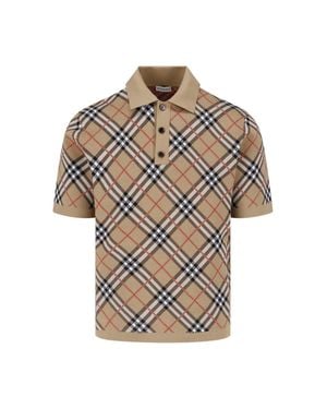 Burberry Cotton Blend Stretch Sweatshirt - Natural