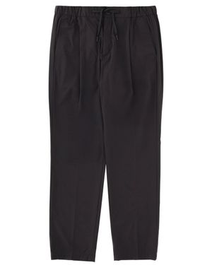 Herno Pants With Logo - Black