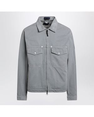 Stone Island Zip-Up Shirt Jacket - Gray