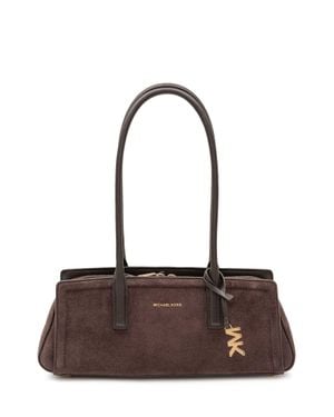 MICHAEL Michael Kors Laila Small Ew Shoulder Tote Handbag - Brown