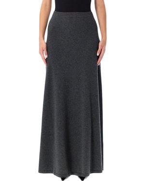 Balenciaga Wool Maxi Skirt - Black
