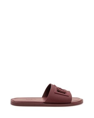 Dolce & Gabbana Stylish Mini Sandals For The Season - Purple
