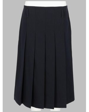 A.P.C. A. P.C. Organic Cotton Mini Skirt For - Blue