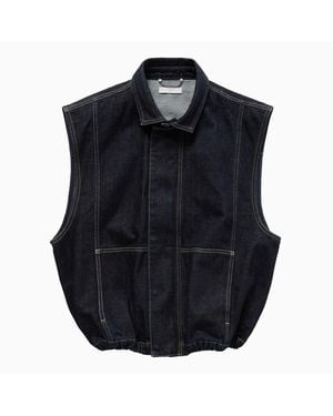 1989 STUDIO Denim Vest Dark - Blue