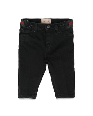 Gucci B Pants Denim//Mix - Black