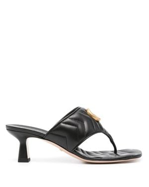 Gucci Thong-Inspired Mini Thong Sandal For - Black