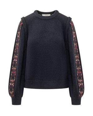 Ba&sh Elda Knit Sweater - Blue
