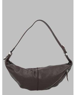 Lemaire Leather Shoulder Bag - Gray