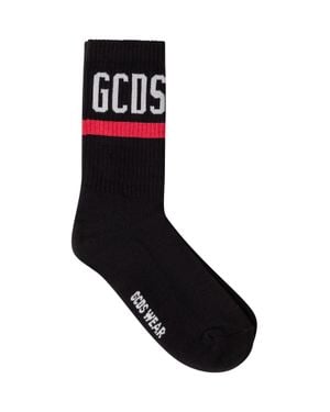 Gcds Socks With Logo - Black