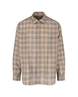 Burberry Classic 100% Cotton Shirt - Natural