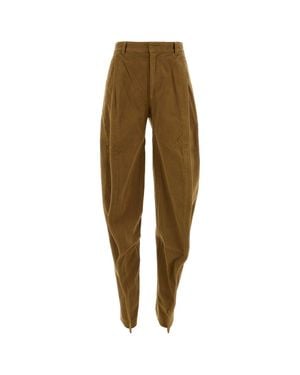 Y. Project Caramel Stretch Velvet Pant - Natural
