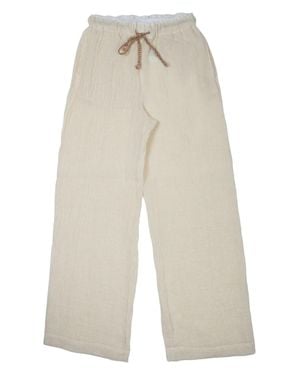 120% Lino Mini Pants For Ss26 - White