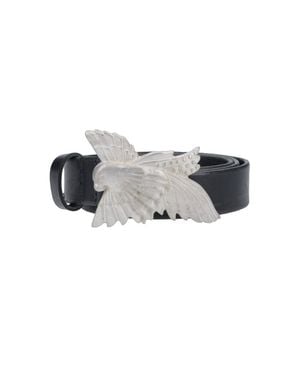 Our Legacy 100% Cow Leather Belt - Gray