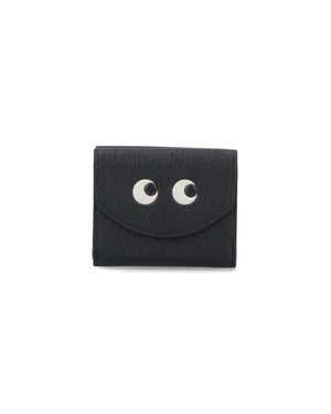 Anya Hindmarch Goat Leather Wallet - Black