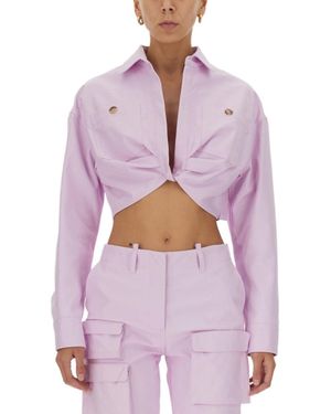 Off-White c/o Virgil Abloh Cotton Jacket - Purple