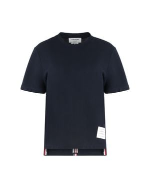Thom Browne Classic Piqué T-Shirt - Blue