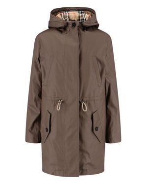 Burberry 100% Cotton Jacket - Brown