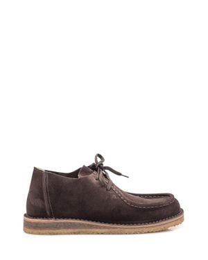 Astorflex Suede Lace-Up Shoes - Brown