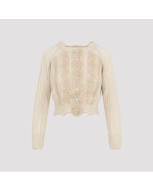 Ermanno Scervino Cashmere Cardigan - Natural