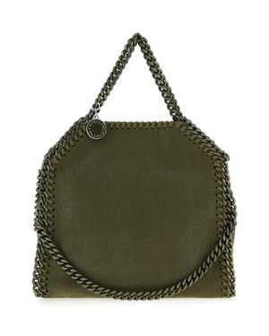 Stella McCartney Falabella Tiny Tote Eco Shaggy Deer W/Tonal Chain - Green