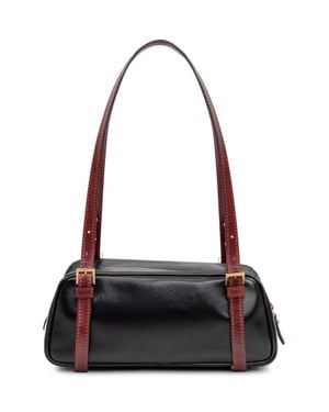 Versace Mini Emblem Shoulder Bag - Black