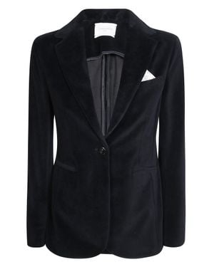 Circolo 1901 Slim Smooth Velvet Jacket - Black