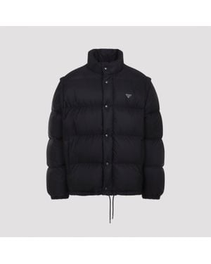 Prada Down Puffer Jacket - Black