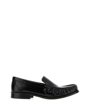 A.P.C. Leather Romeo Loafers - Black