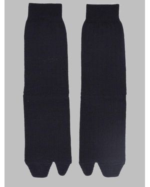 Maison Margiela Knit Leg Warmers - Blue