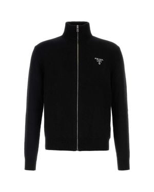 Prada Cashmere Cardigan - Black
