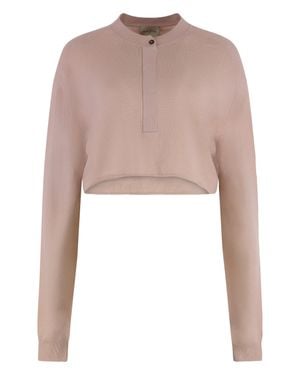 LeKasha Cropped Sweater Bulgan - Pink