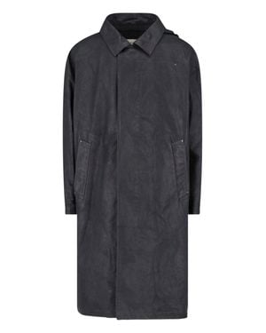 Lemaire Hooded Straight-Cut Casual Jacket - Blue