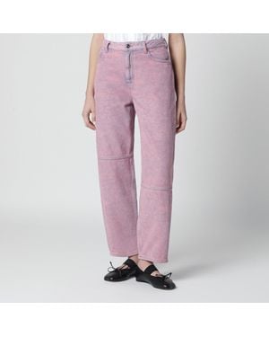 Ganni Starry Washed Jeans - Pink