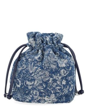 Ganni "Tapestry" Bag - Blue