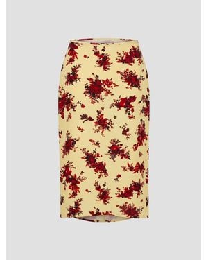 Jil Sander Elegant Mini Skirt For Fall 2026 - White
