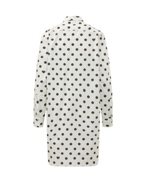 Fiorucci Polka Dot Suit Shirt - White