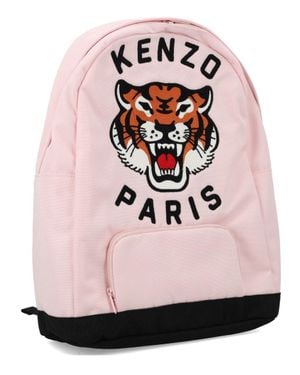 KENZO Mini Girls' Trendy Backpack - Pink