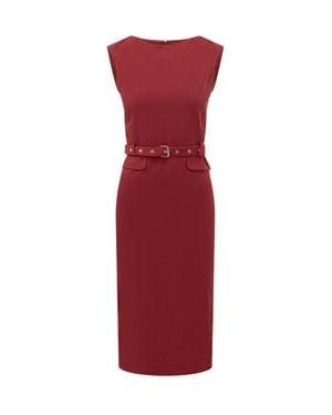 Pinko Tailored Suit Dress With Crepe Finish