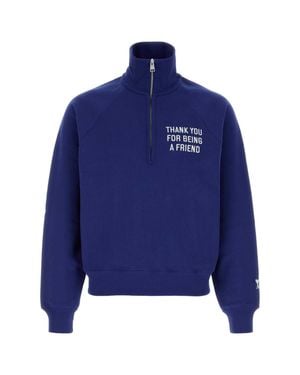 Ami Paris Cotton Sweatshirt - Blue
