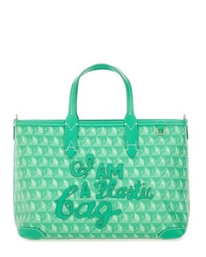 Anya Hindmarch I Am A Plastic Bag Mini Tote - Green